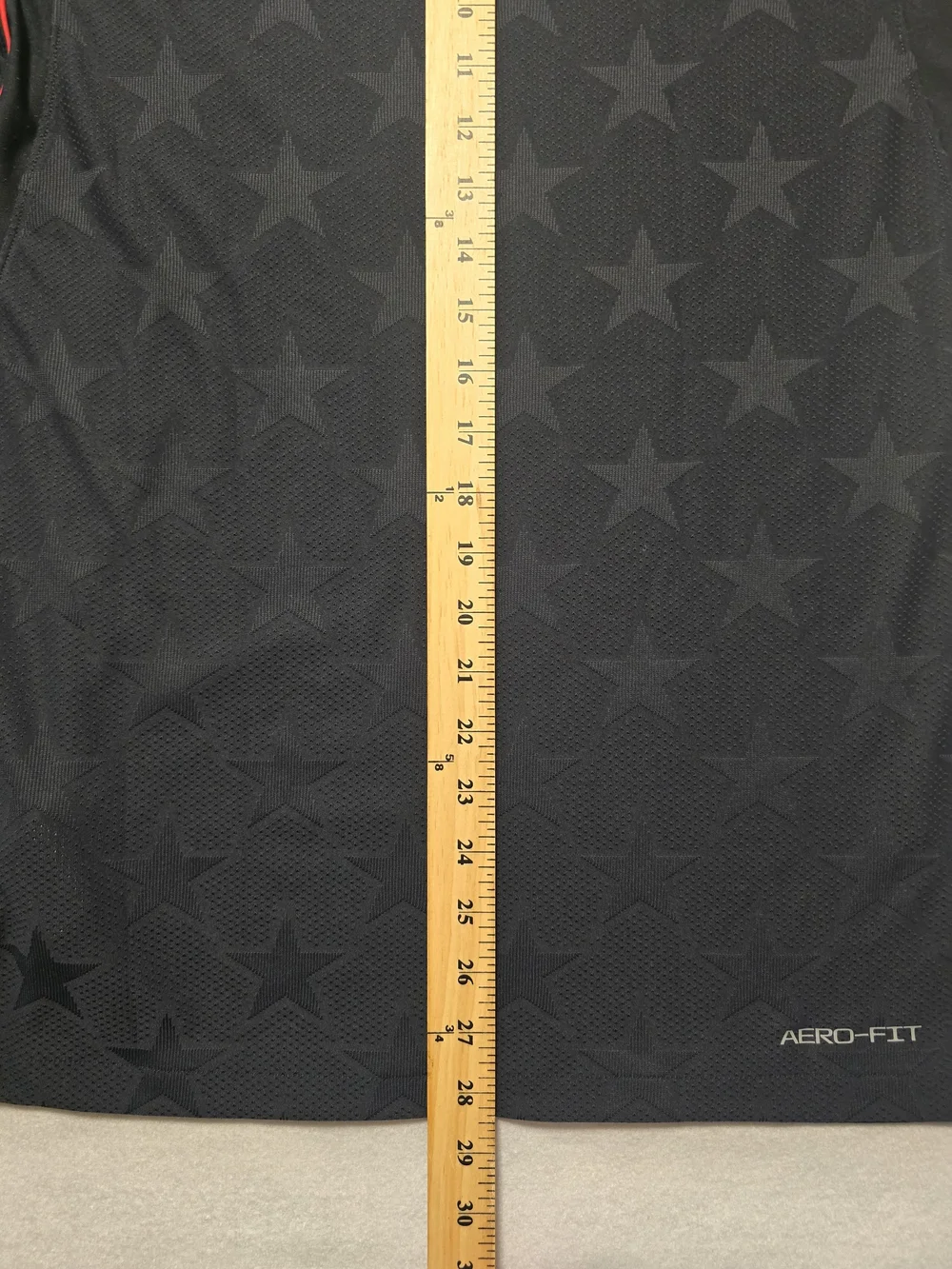 Nike Aero-Fit Womens Black Star-Print Performance Soccor Jersey  Retail $180